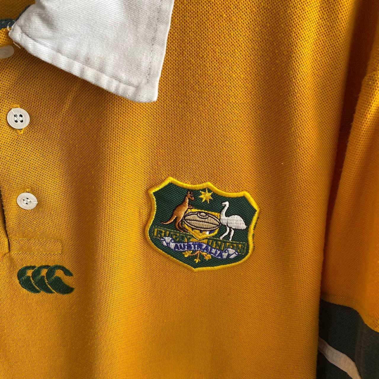Rugby Ralph Lauren × Vintage Vintage Australia Rugby 90’s Sponsors y2k Wallabies polo Size US L / EU 52-54 / 3 - 3 Thumbnail
