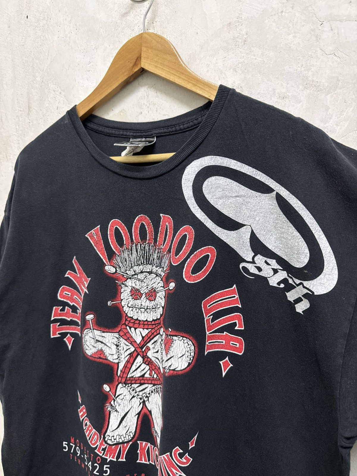 Vintage 2000s Voodoo Doll “ground and pound” SRH Skateboard Tee Size US XL / EU 56 / 4 - 6 Thumbnail