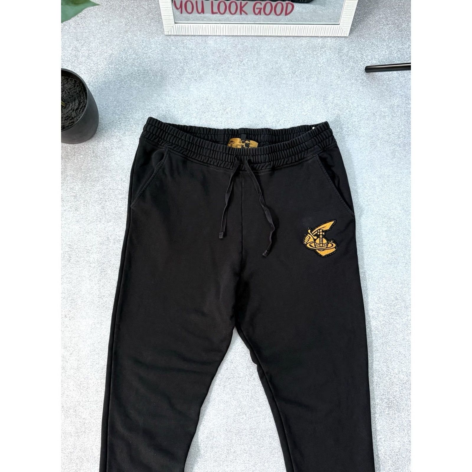 Vivienne Westwood VIVIENNE WESTWOOD Anglomania Joggers Sweatpants Men’s Classic Black M Size US 32 / EU 48 - 3 Thumbnail