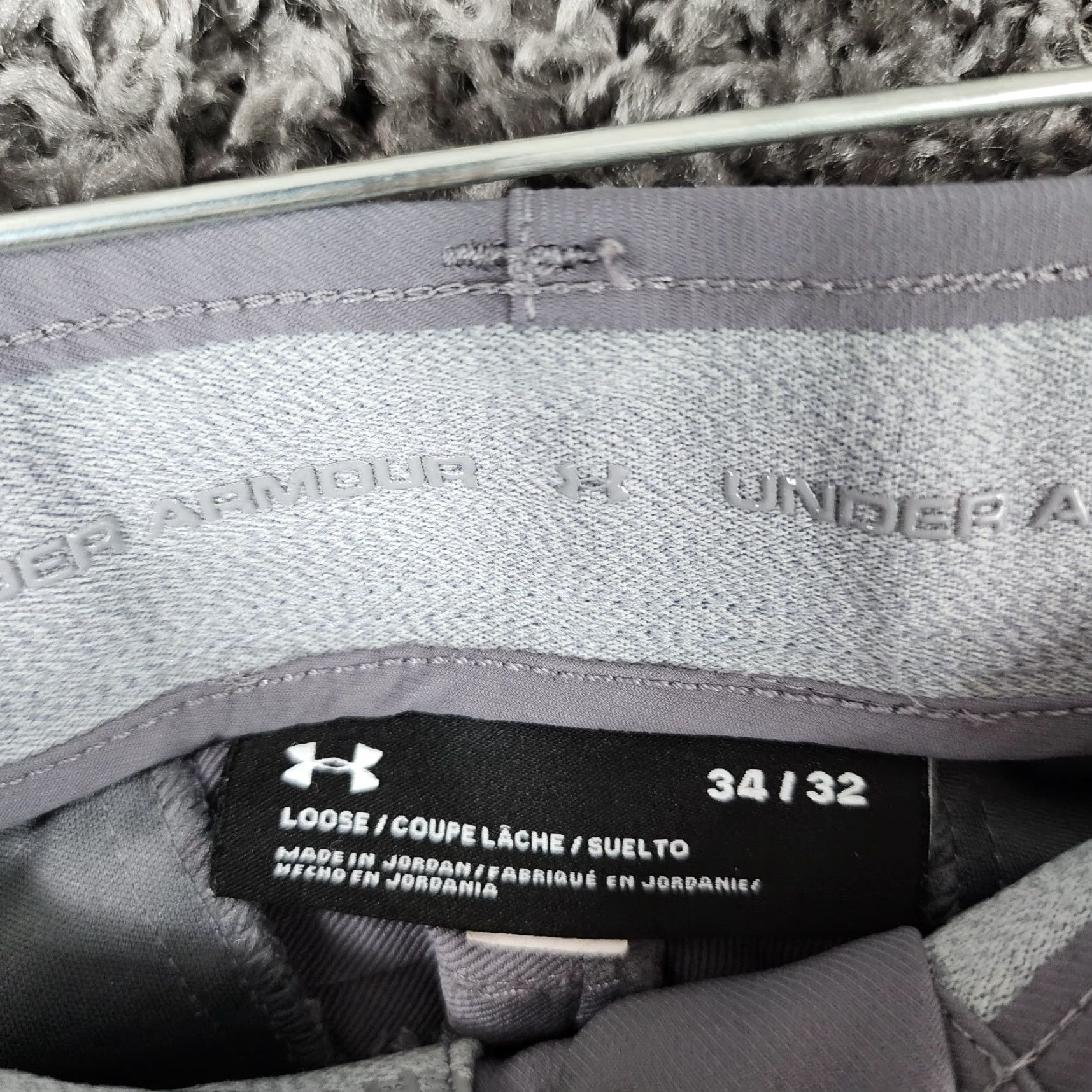 Under Armour Under Armour Mens Pants Gray Chino Straight Leg 34x32 Regular Size 34 Gray Men Size US 34 / EU 50 - 3 Thumbnail