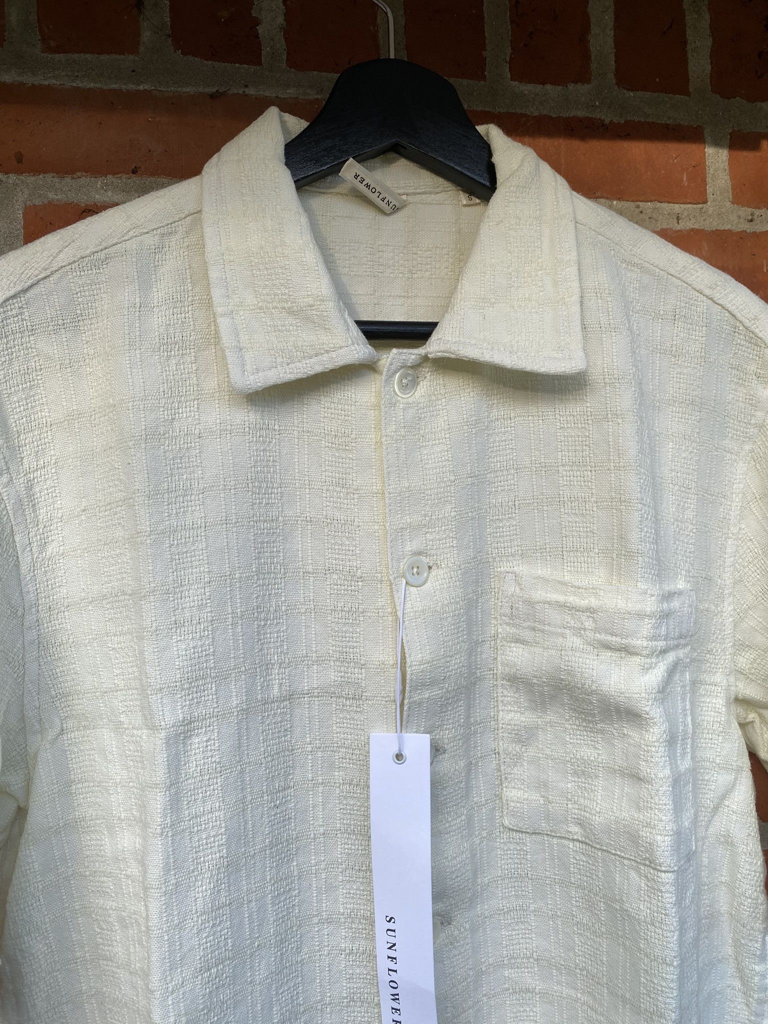 Sunflower NWT - Spacey SS Shirt - Off White Size US S / EU 44-46 / 1 - 9 Thumbnail