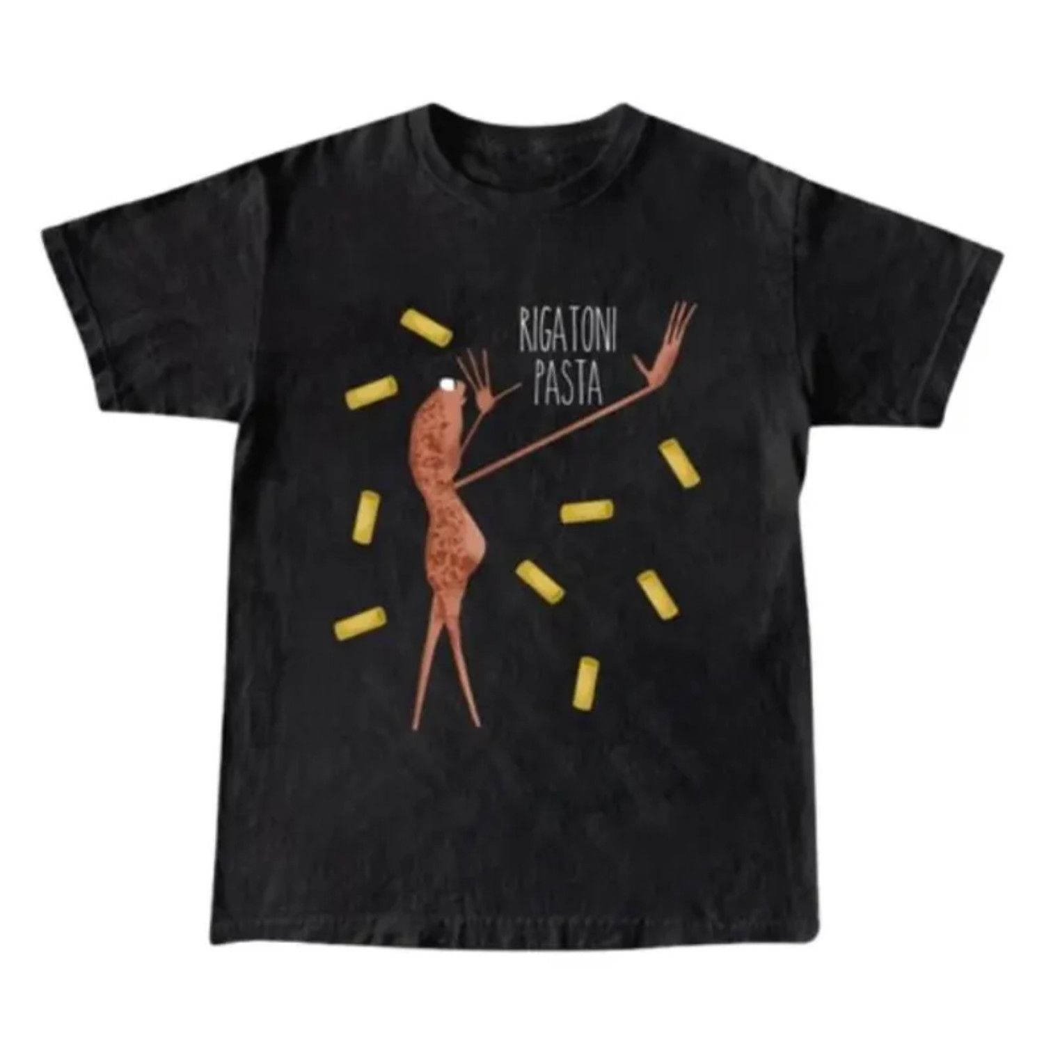 Japanese Brand Marcus the Worm Rigatoni Pasta Shirt: Funny Meme Tee Size US L / EU 52-54 / 3 - 1 Thumbnail