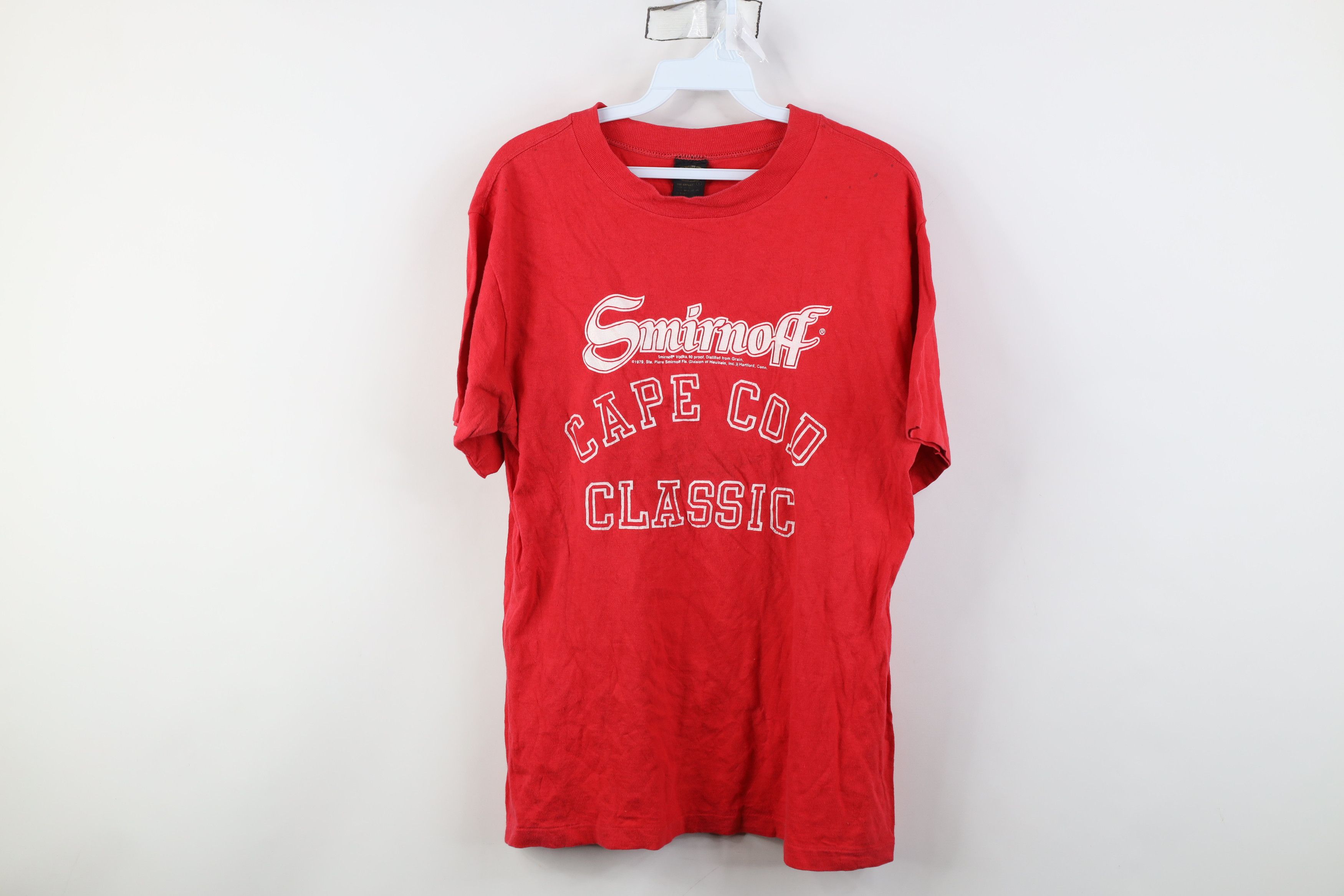 Vintage Vintage 70s Spell Out Smirnoff Cape Cod Classic T-Shirt USA Size US L / EU 52-54 / 3 - 1 Thumbnail
