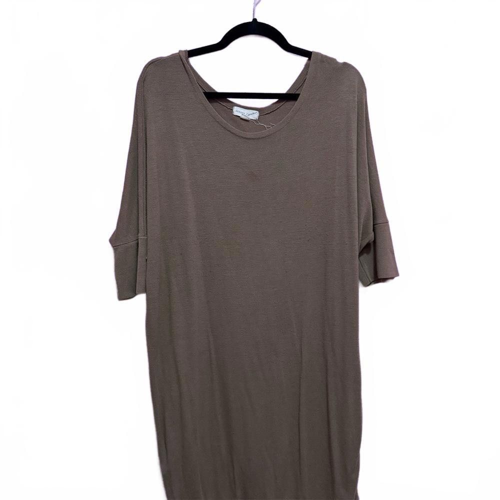 Designer Tan Casual Oversized Dress Size XL / US 12-14 / IT 48-50 - 1 Thumbnail