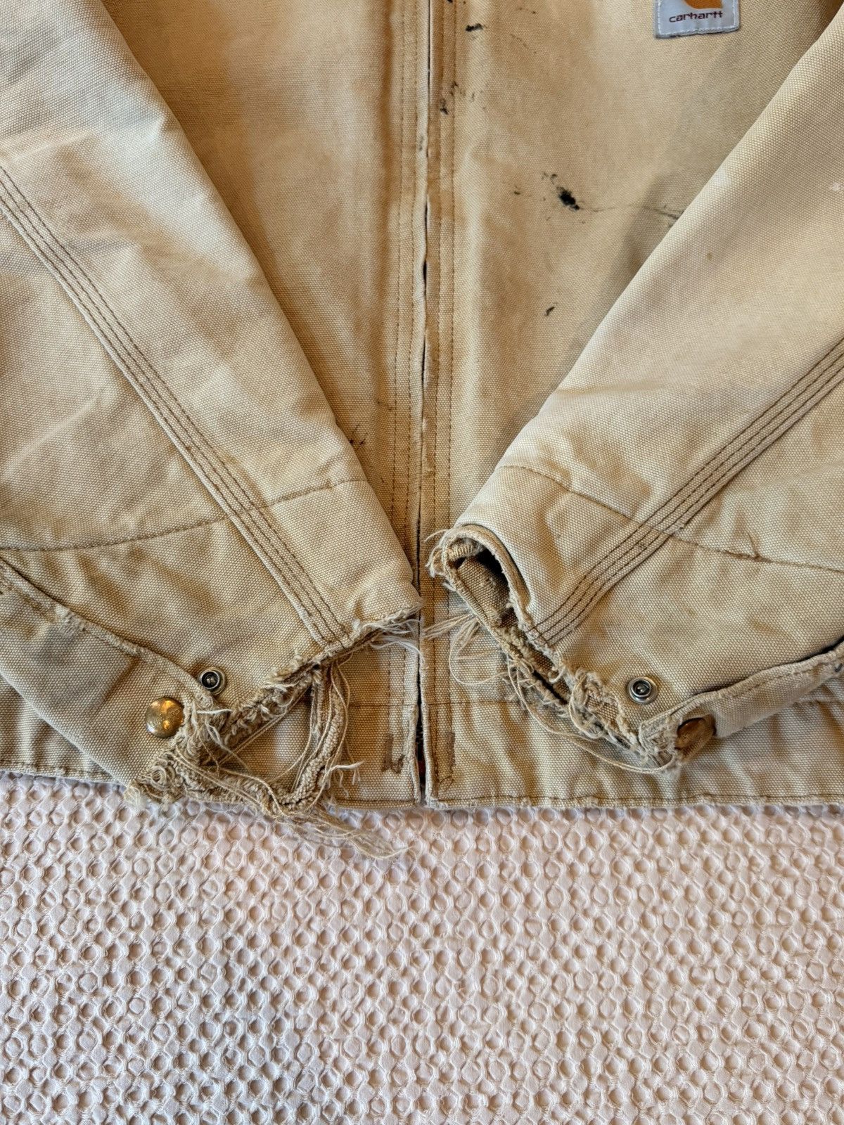 Carhartt Thrashed Vintage Carhartt Detroit Jacket Size US L / EU 52-54 / 3 - 4 Thumbnail