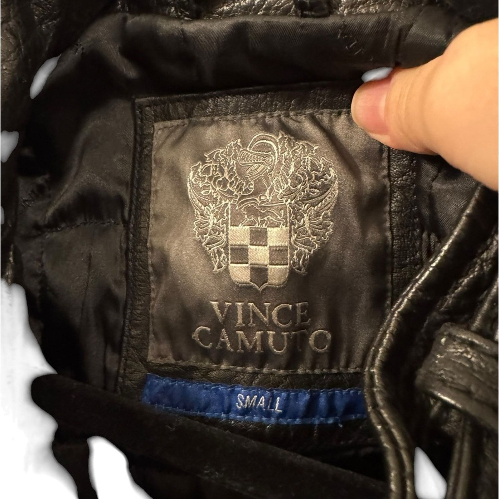 Vince Camuto Vince Camuto Mens Motorcycle Jacket Leather Size US S / EU 44-46 / 1 - 7 Thumbnail