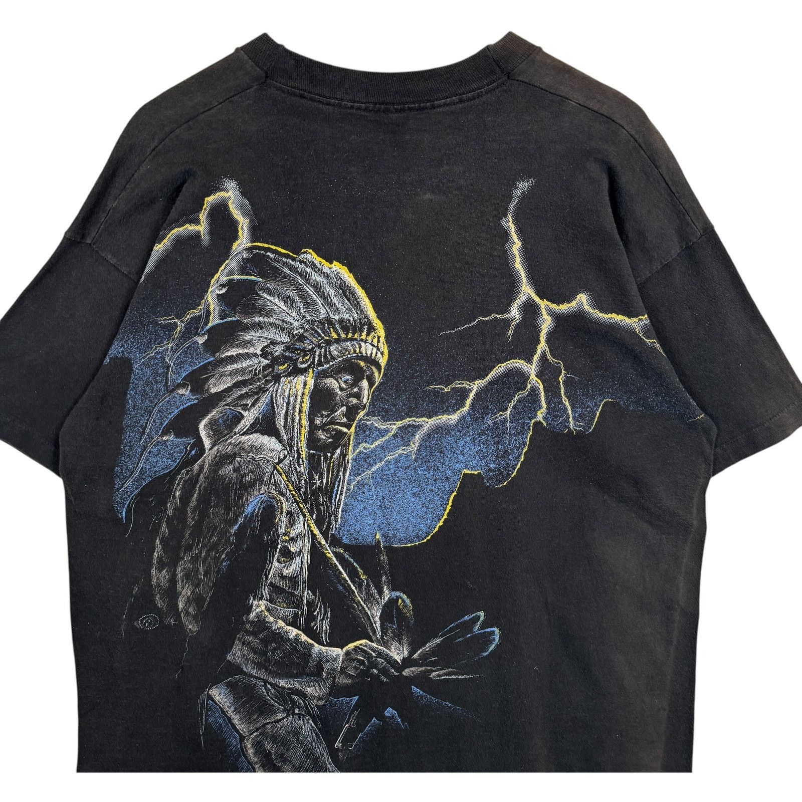 Fruit Of The Loom Vintage Native American Double-Sided Tee XXL Size US XXL / EU 58 / 5 - 6 Thumbnail
