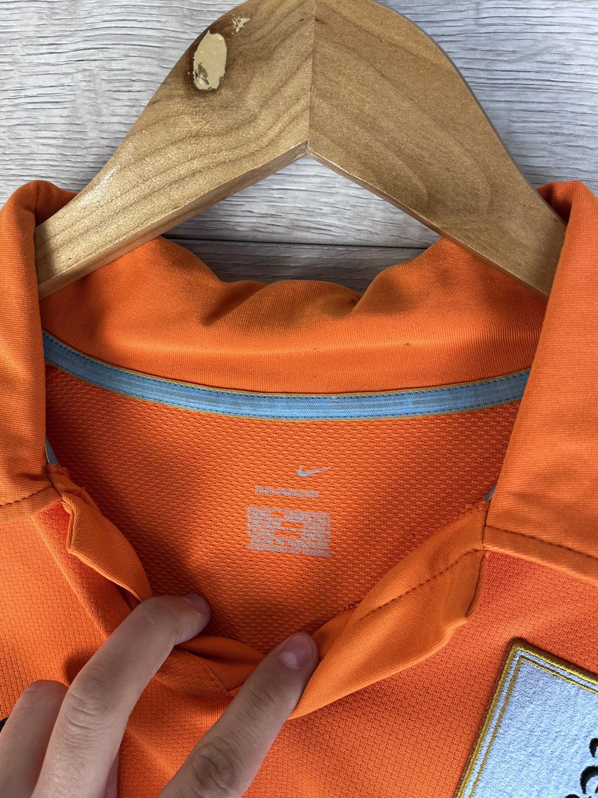 Nike Men's Netherlands Home football shirt 2006s Xl #2 Jaliens Size US L / EU 52-54 / 3 - 7 Thumbnail