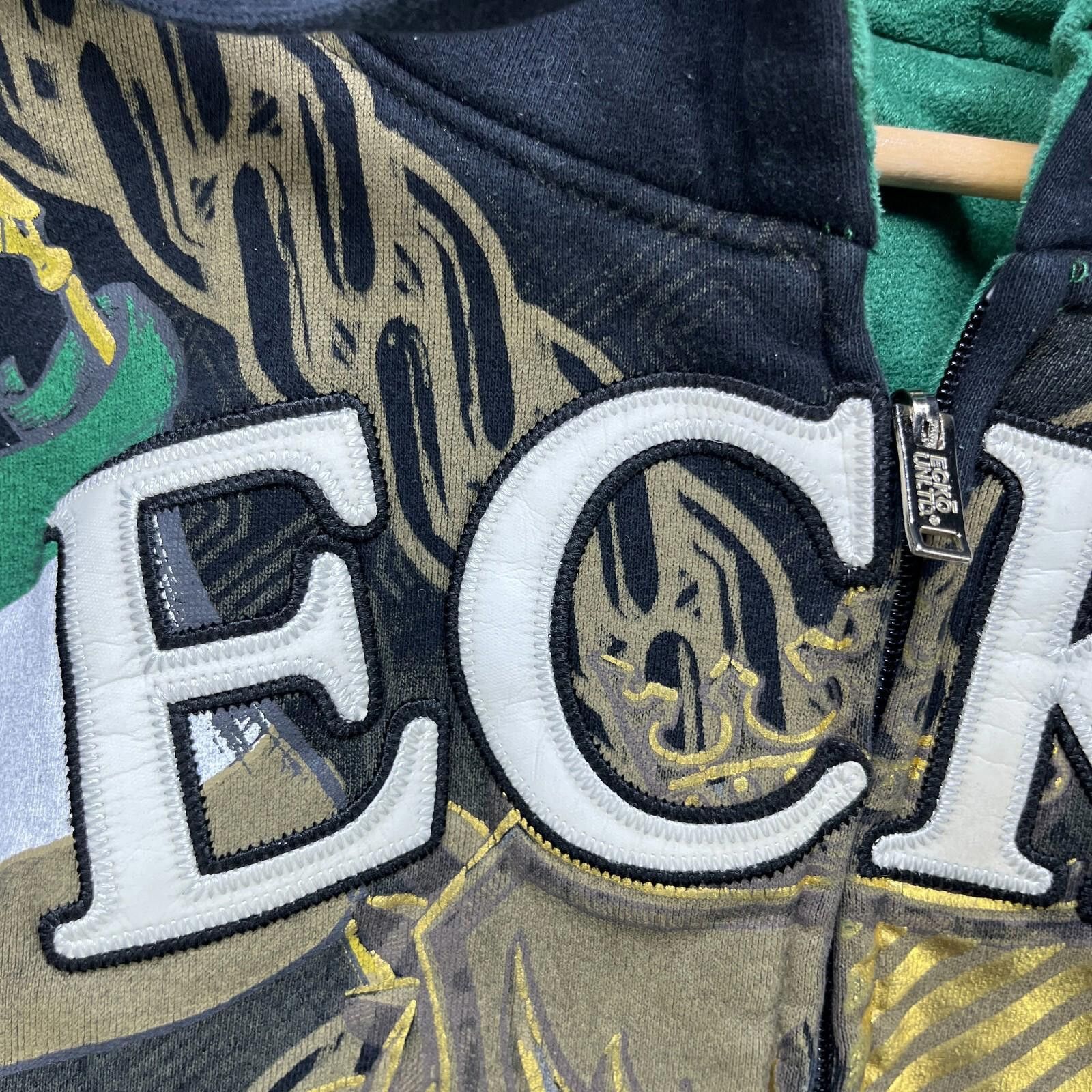 Ecko Unltd. Vintage Echo Unltd Premium Zip Up Reversible Hoodie 2XL Size US XXL / EU 58 / 5 - 3 Thumbnail
