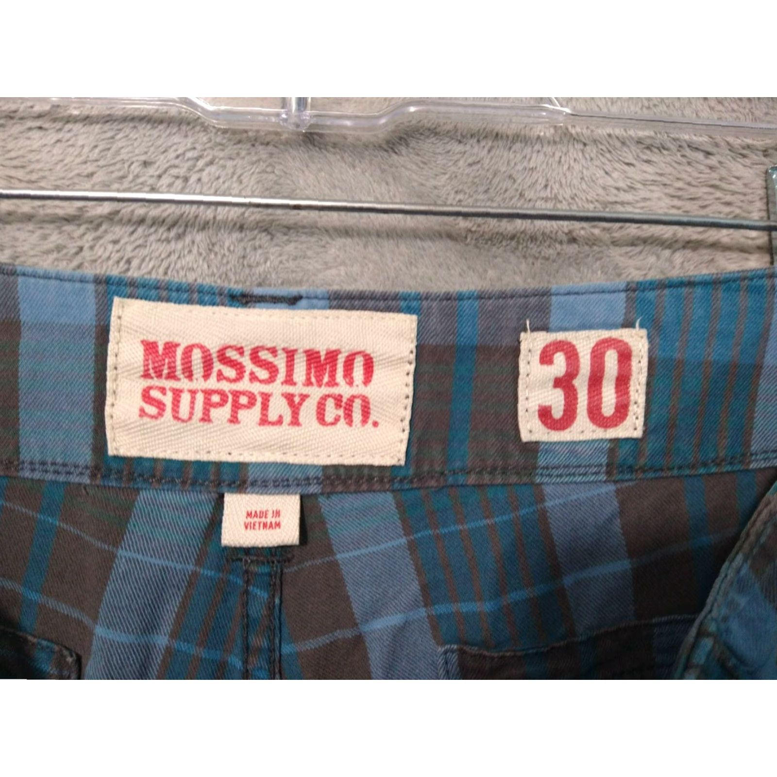 Mossimo Mossimo Shorts Mens 30 Blue Plaid Cargo Baggy Y2K Vintage Skate Grunge Cotton Shorts Mens 30 Blue Plaid Cargo Baggy Vintage Grunge Cotton Size US 30 / EU 46 - 7 Thumbnail