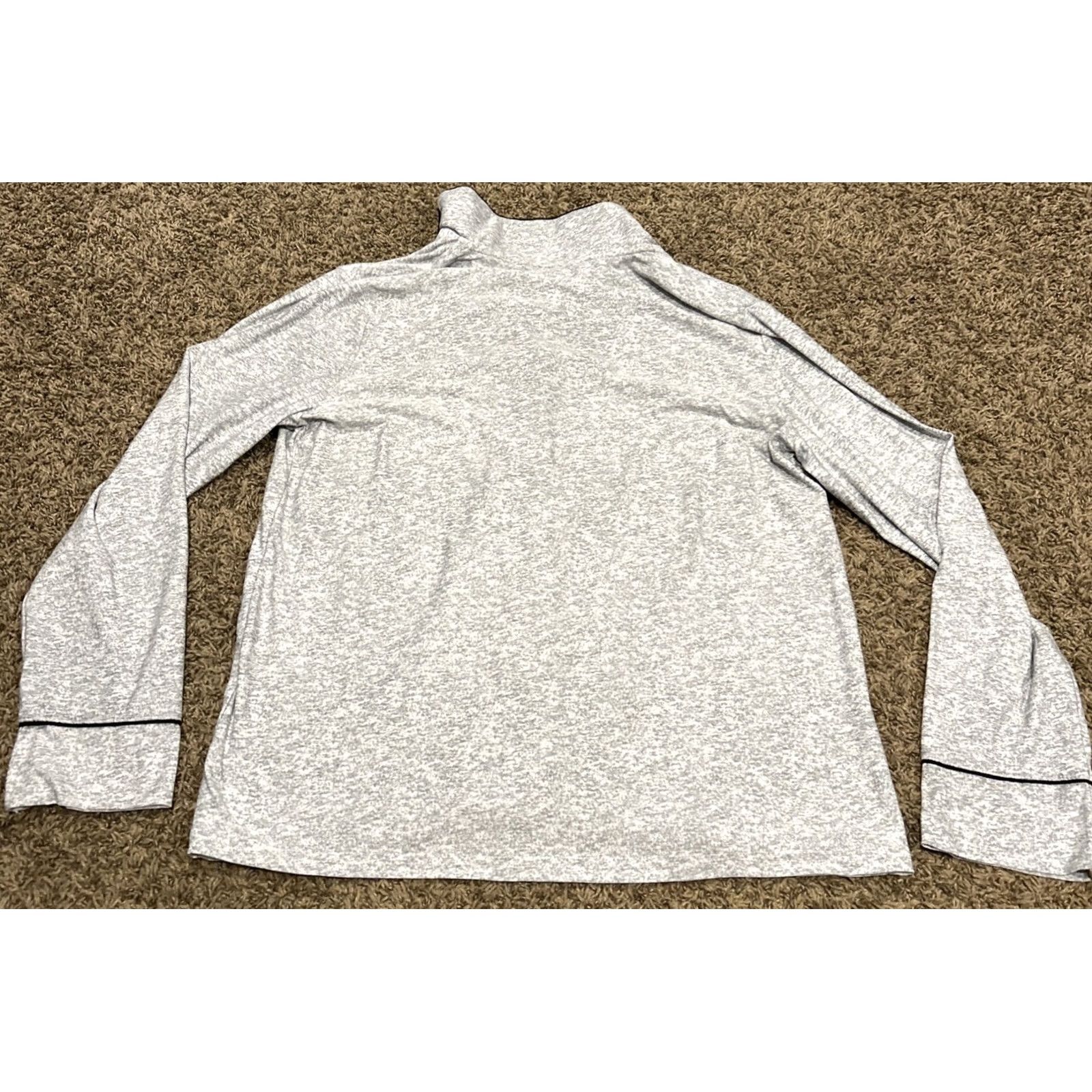 Vintage Rae Dunn Shirt Womens Sleep Shirt Long Sleeve Notch Collar Pocket Sz M Gray Size M / US 6-8 / IT 42-44 - 3 Thumbnail