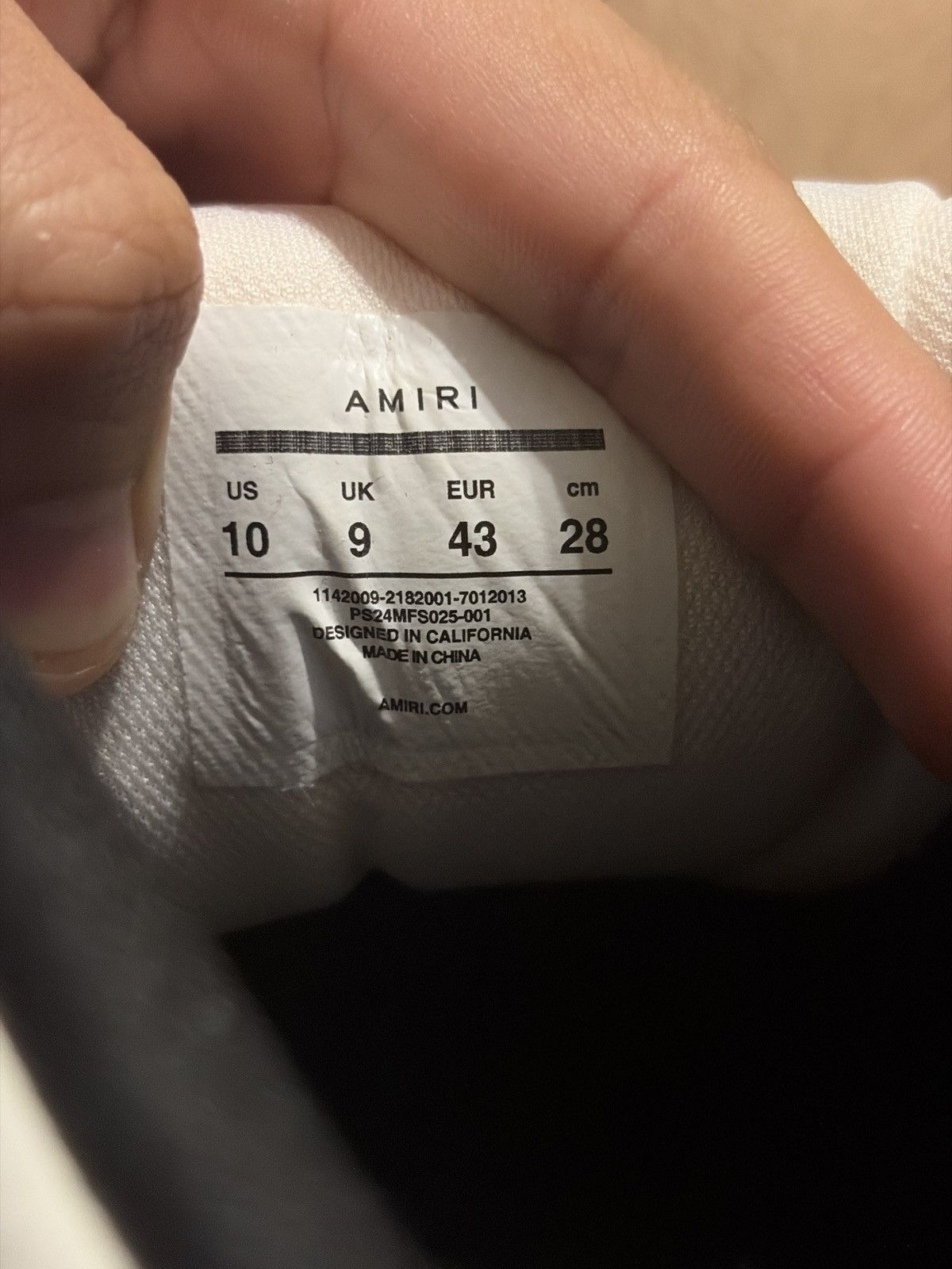 Amiri Amiri Stars Low ‘White Black’ Size US 10 / EU 43 - 6 Thumbnail
