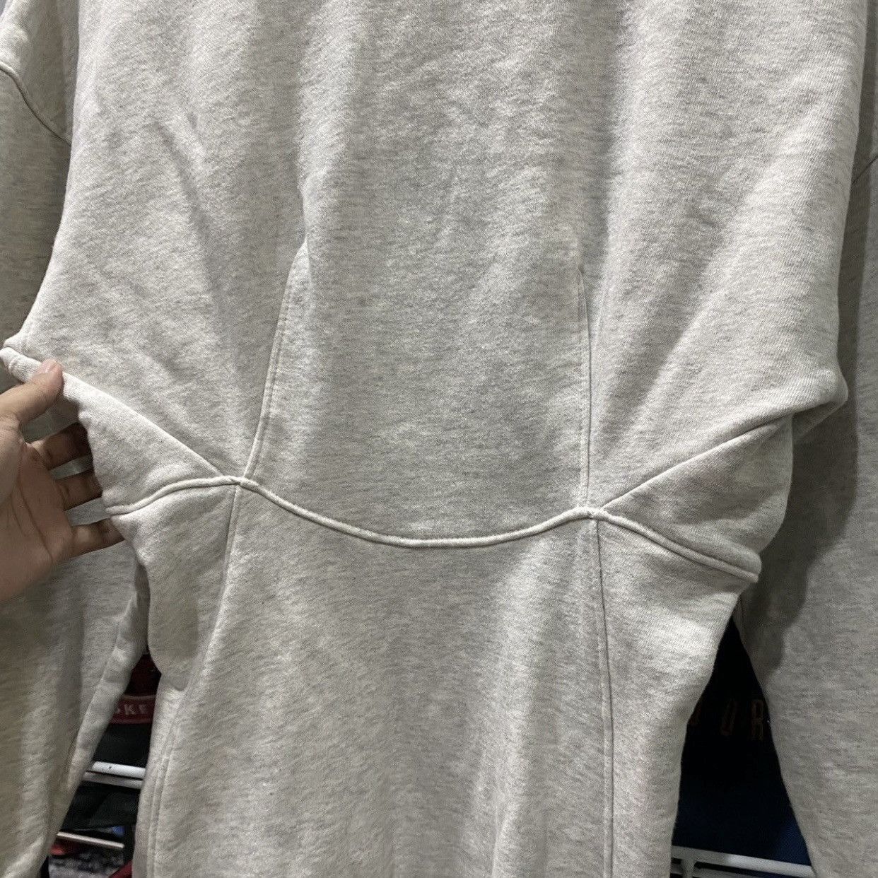 Alexander Wang Alexander Wang Corset Cinched Waist Sweatshirt Dress Grey S Size S / US 4 / IT 40 - 7 Thumbnail