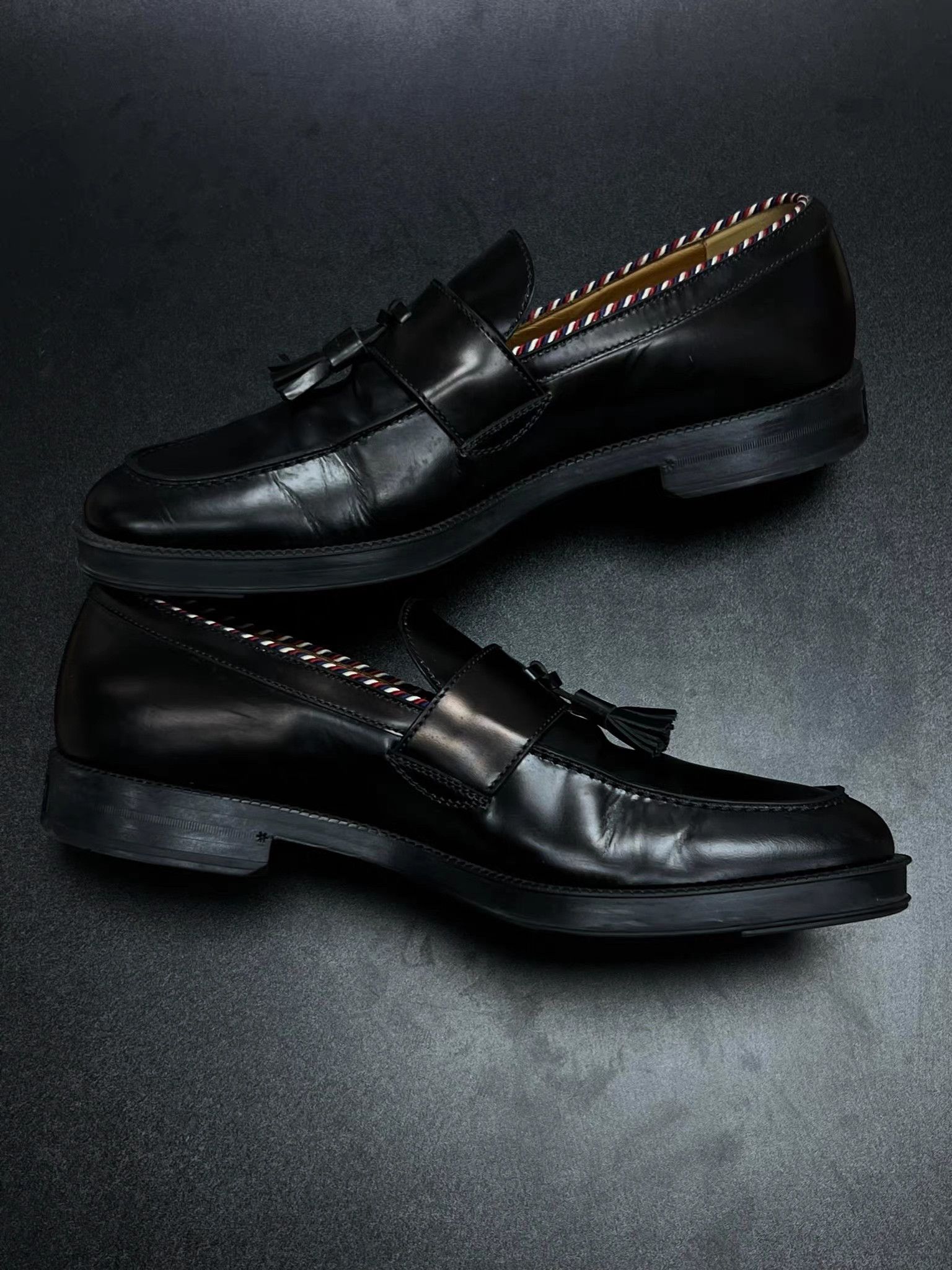 Gucci Gucci Interlocking G Tassel Leather Loafers K15 Size US 10 / EU 43 - 6 Thumbnail