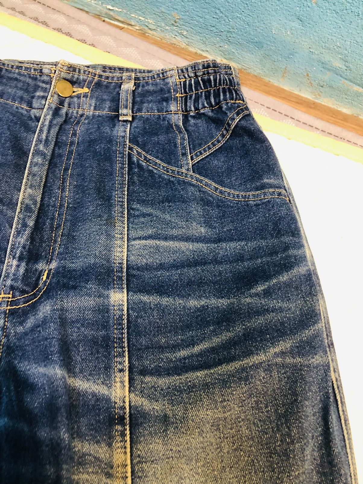 Japanese Brand Unbrand Denim Jeans (10) Size US 27 - 6 Thumbnail