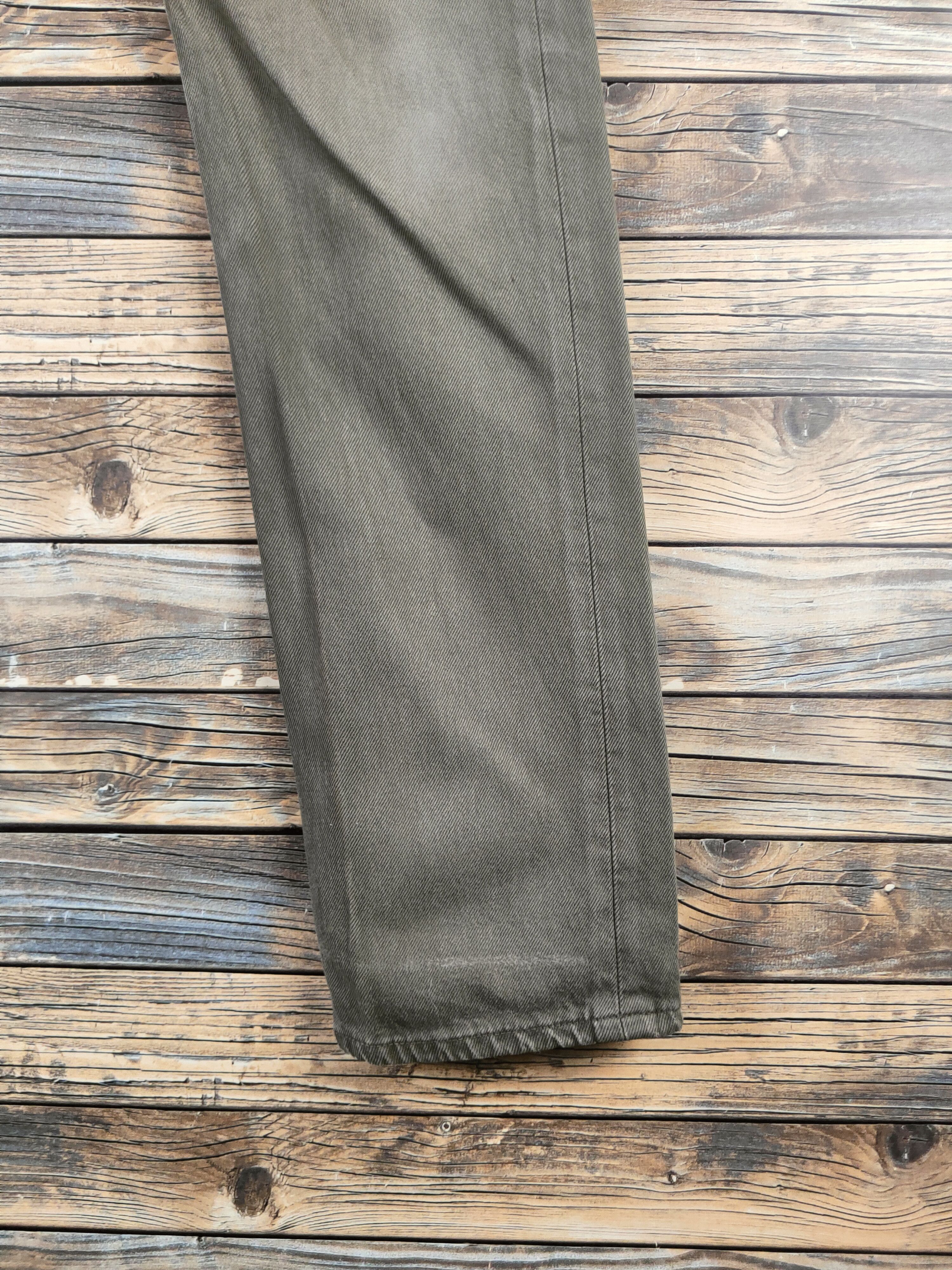Levi's 501 Levi's Olive vintage Denim Jeans #S2836 Size US 27 - 6 Thumbnail