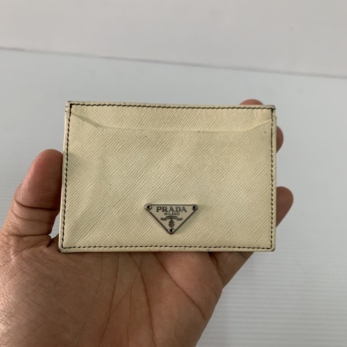 Prada Prada Leather Card Holder Size ONE SIZE - 3 Thumbnail