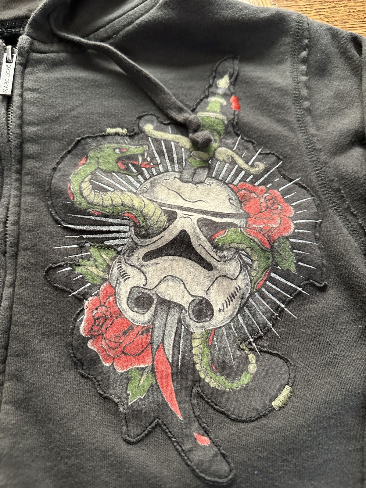 Marc Ecko Vintage Y2K Mark Ecko x Star Wars Stormtrooper Hoodie Size US S / EU 44-46 / 1 - 5 Thumbnail