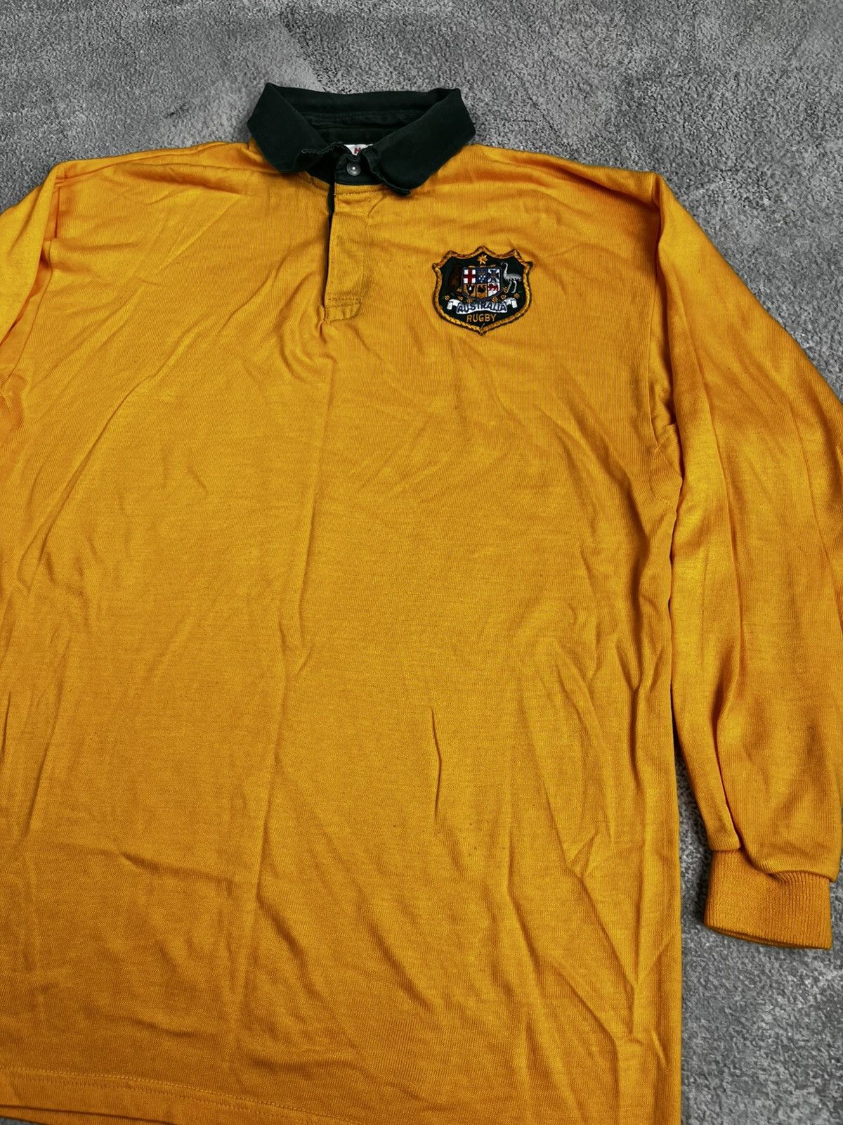 Rugby Ralph Lauren Vintage Australian Rugby Long Sleeve Rugby Jersey Polo Size US M / EU 48-50 / 2 - 2 Thumbnail