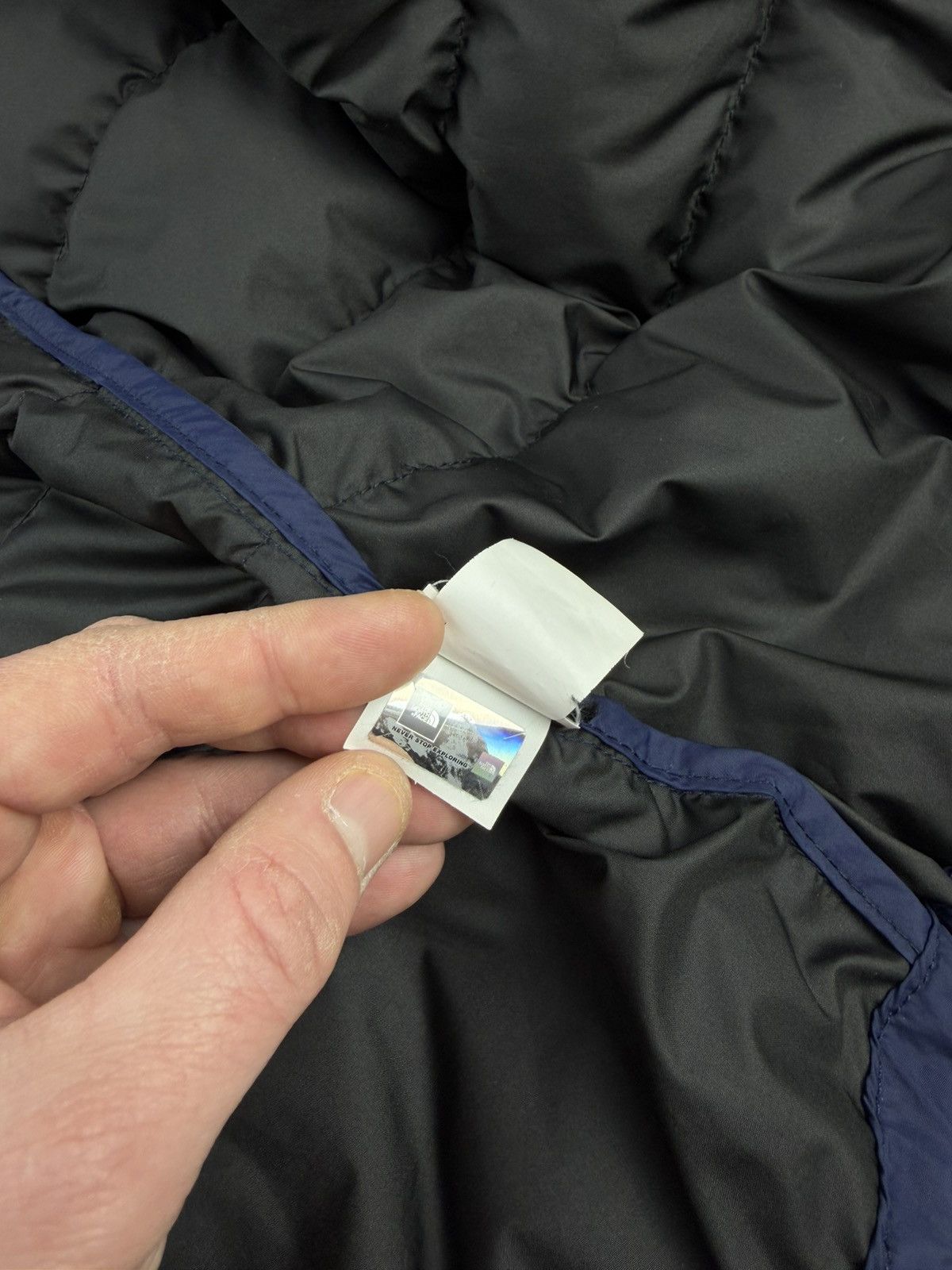The North Face The North Face Down Jacket Blue Black Size XL Size US XL / EU 56 / 4 - 10 Thumbnail