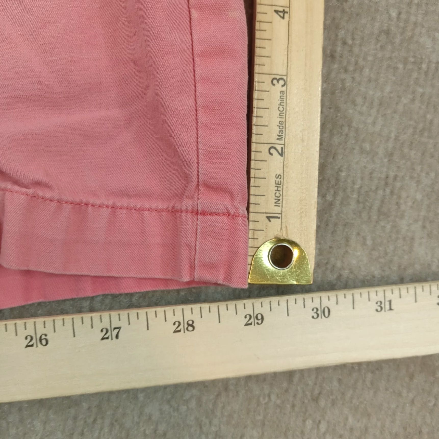 Vineyard Vines Vineyard Vines Mens Pink Chino Shorts 34 Preppy Summer Cotton Zip Fly Size US 34 / EU 50 - 5 Thumbnail