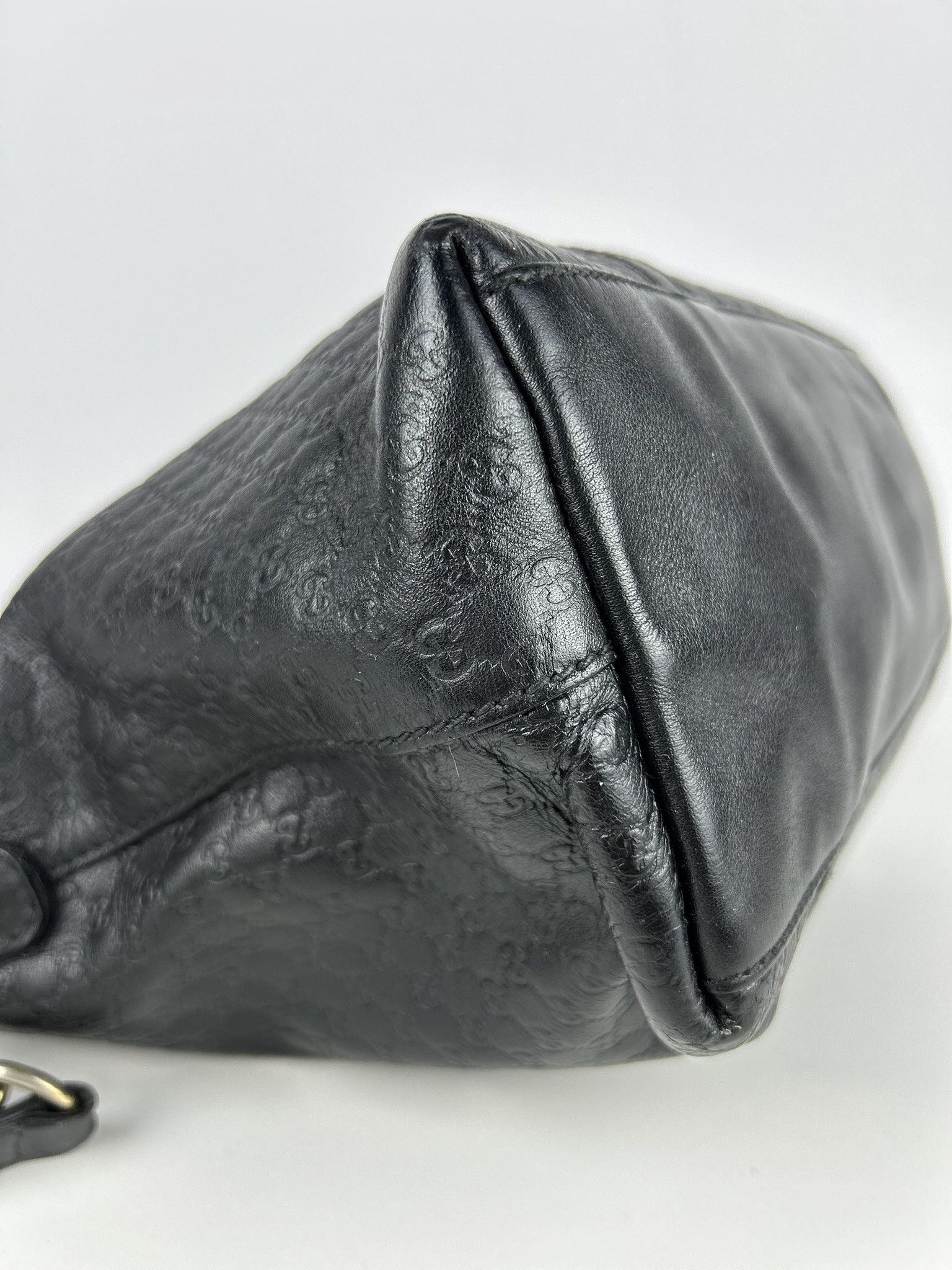 Gucci Gucci microguccissima black leather top zip handbag Size ONE SIZE - 14 Thumbnail