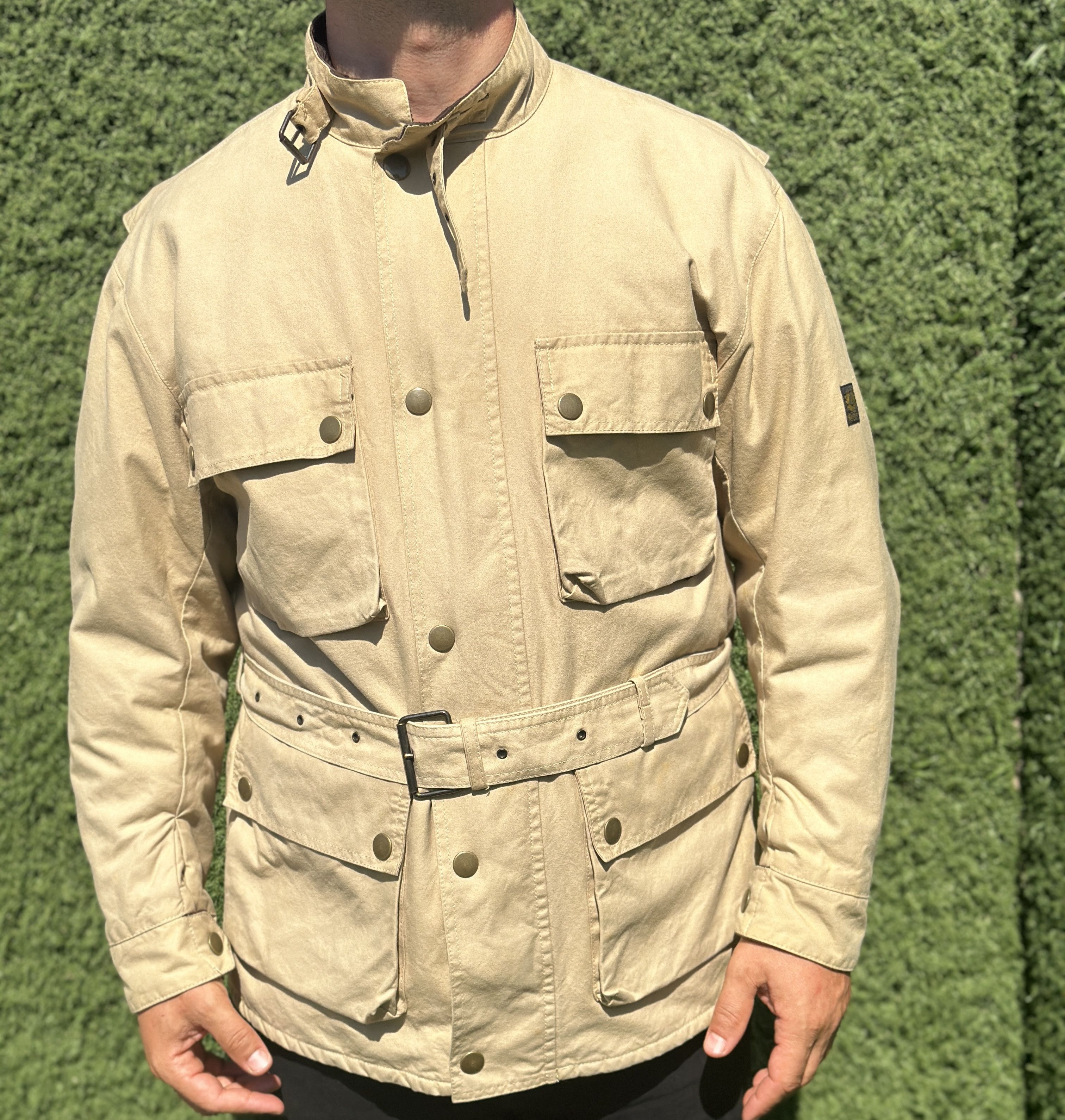 Belstaff Belstaff Wax Rider Motorcycle Motorcycle Bike Beige Size L Size US L / EU 52-54 / 3 - 2 Thumbnail