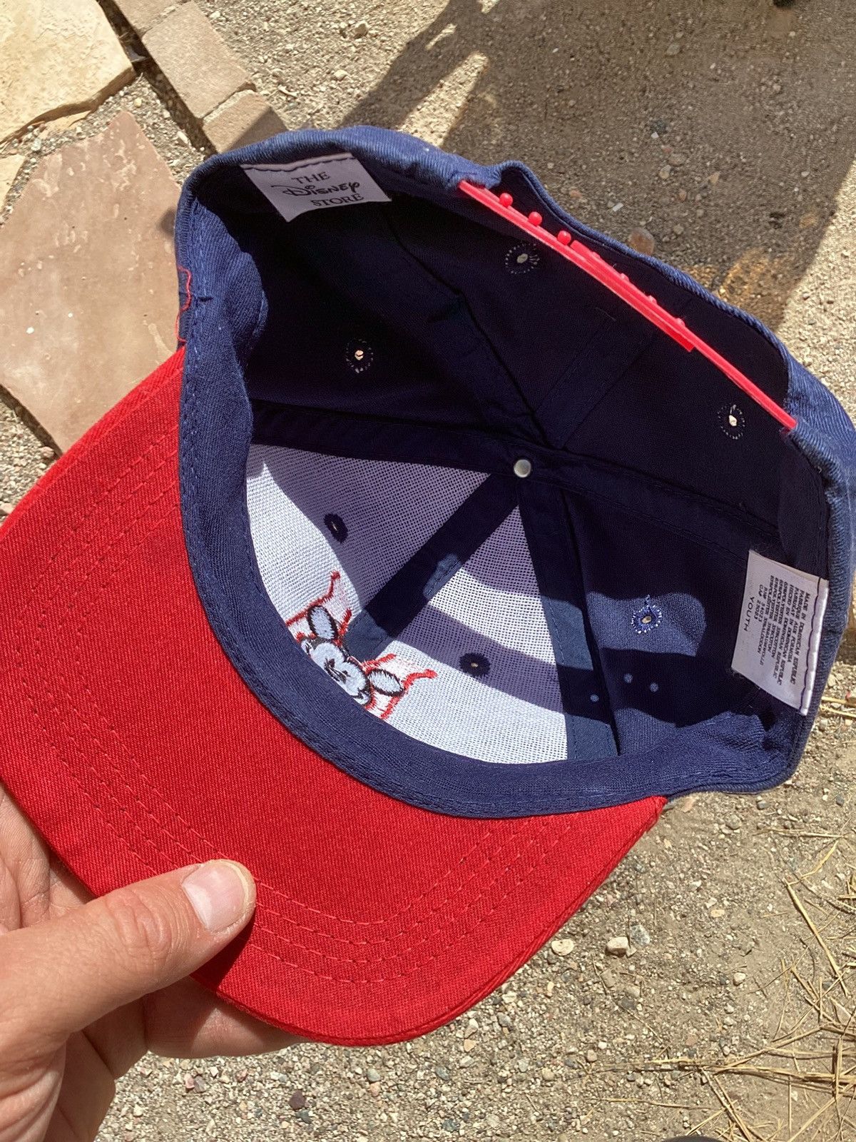 Disney Vintage 90s Mickey Mouse walt Disney store Disneyland hat Size ONE SIZE - 4 Thumbnail