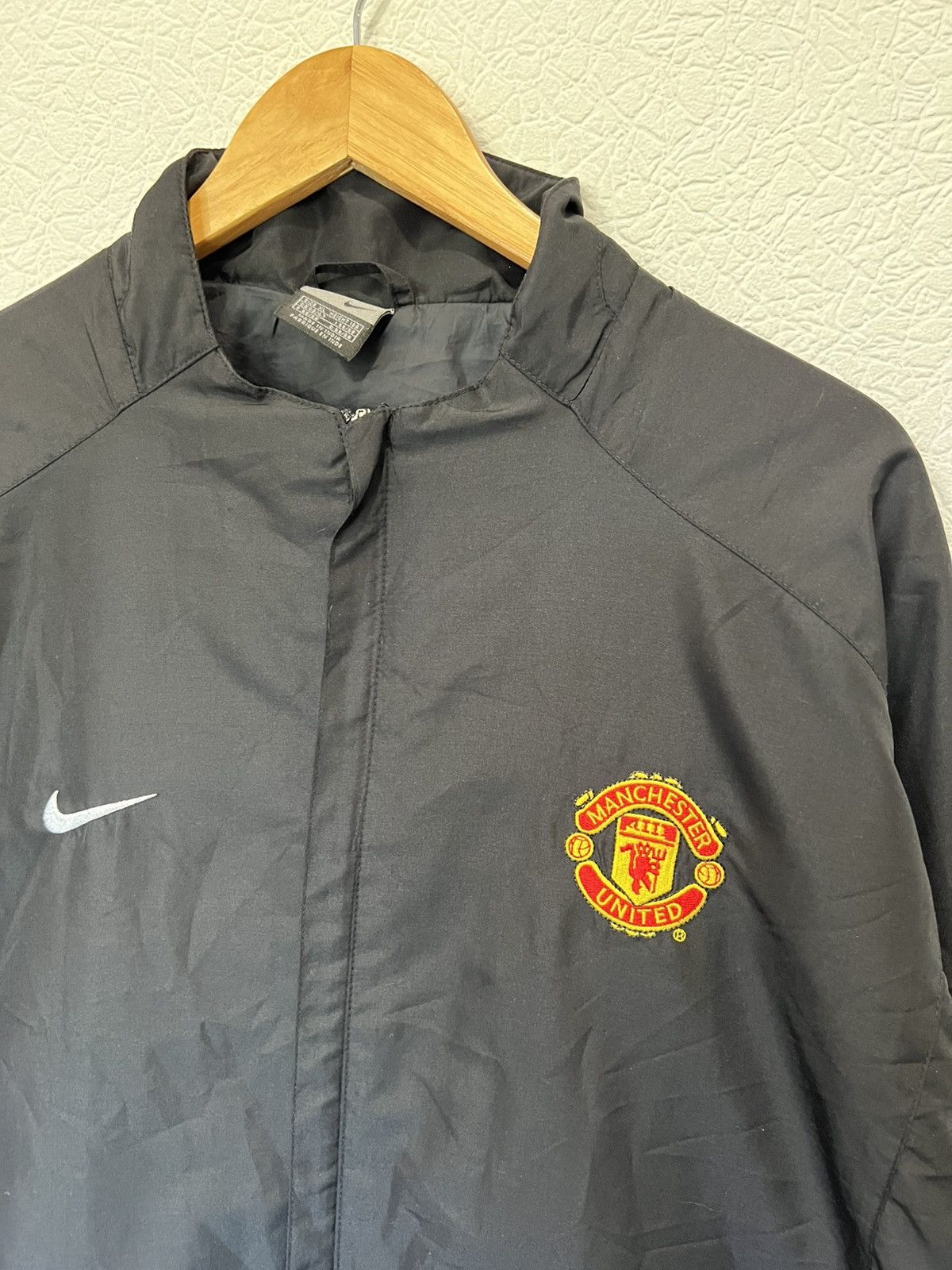 Nike Vintage 00’s Nike Manchester United Track Jacket Training Size US XL / EU 56 / 4 - 4 Thumbnail