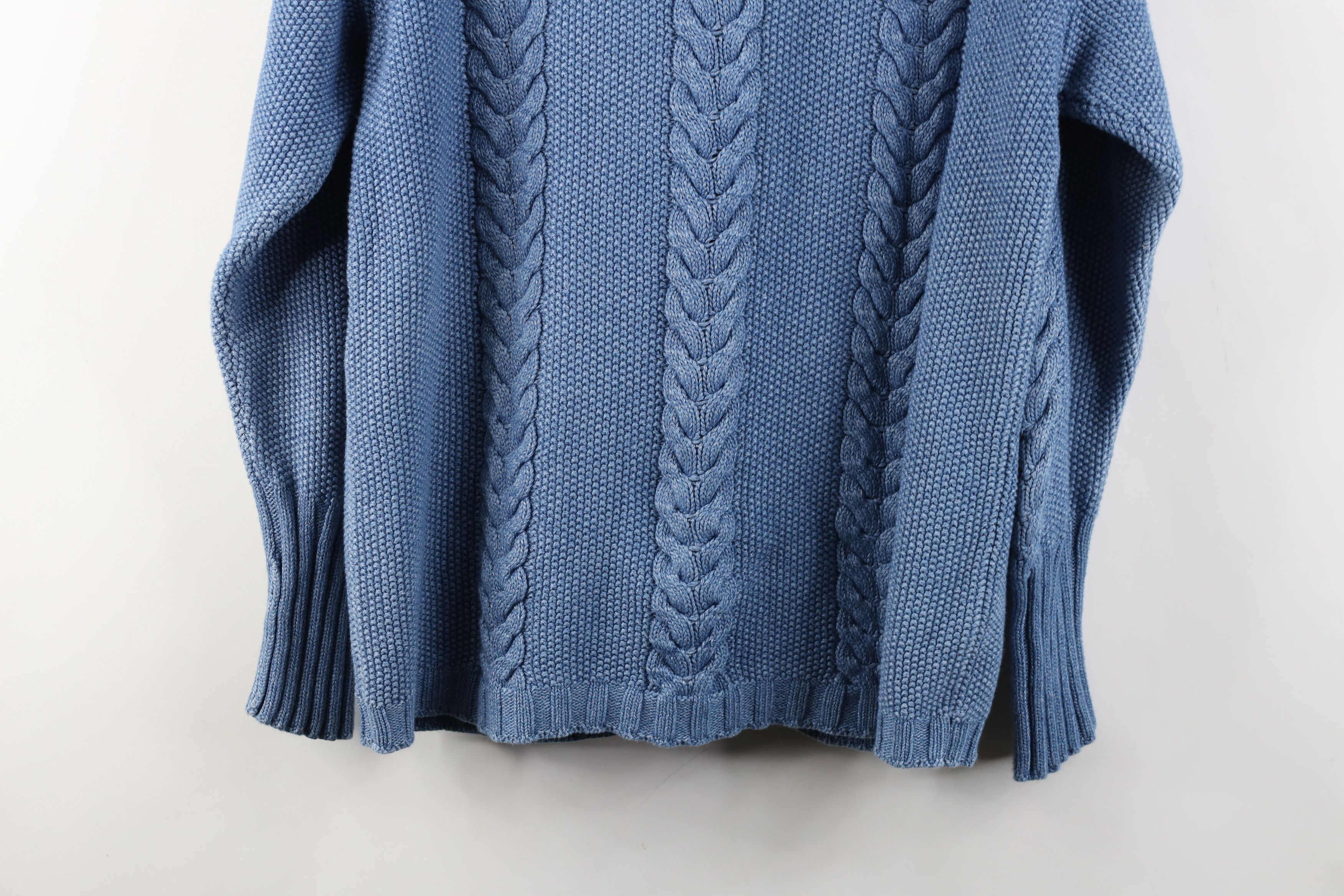Escada Vintage 90s Escada Cable Knit Fisherman Cardigan Sweater Size M / US 6-8 / IT 42-44 - 14 Thumbnail