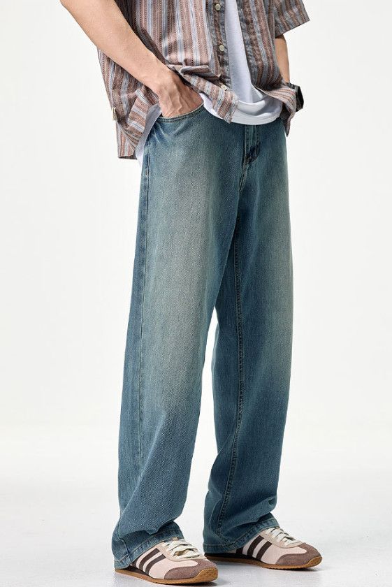 Japanese Brand Men's Clanfit Straight Leg Vintage Distressed Jeans Size US 32 / EU 48 - 3 Thumbnail