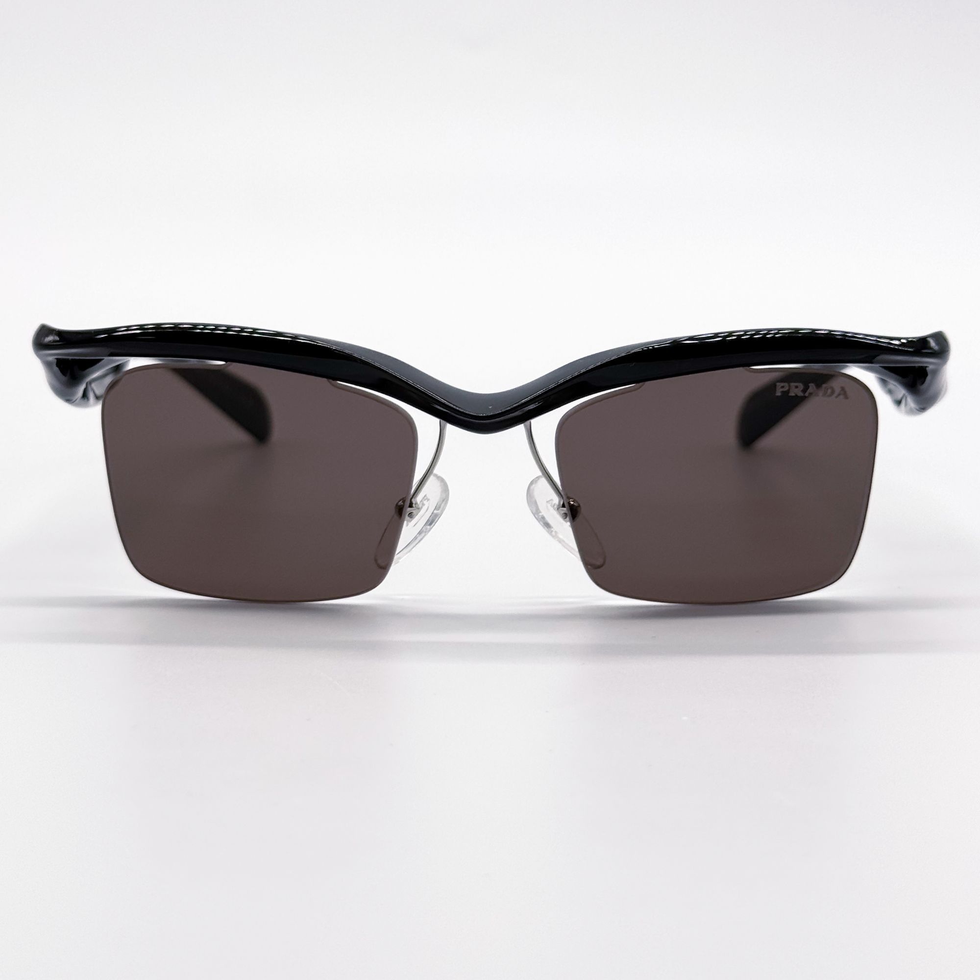 Prada NEW PRADA SUNGLASSES PRA15S 1AB8C1 BROWN PR A15S, SPR A15S Size ONE SIZE - 4 Thumbnail