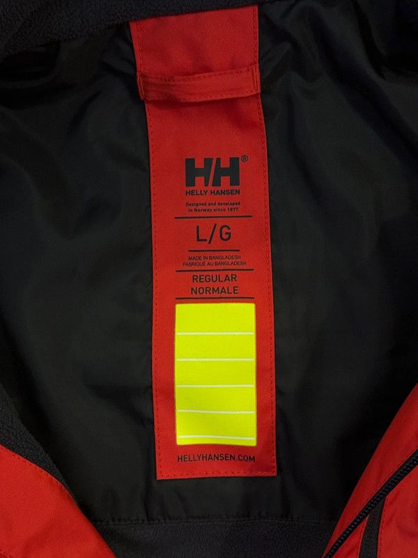 Helly Hansen Men's Windbreaker Jacket Coat Red Hooded Parka Ski Jacket L Size US L / EU 52-54 / 3 - 4 Thumbnail