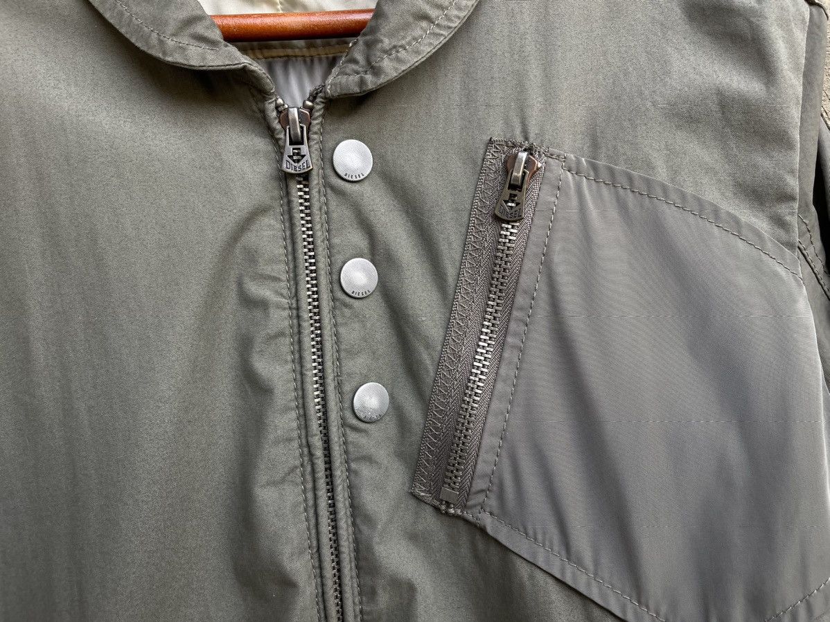 Diesel Diesel Military Nylon Bomber Jacket Green Multi-Pocket — M Size US M / EU 48-50 / 2 - 5 Thumbnail