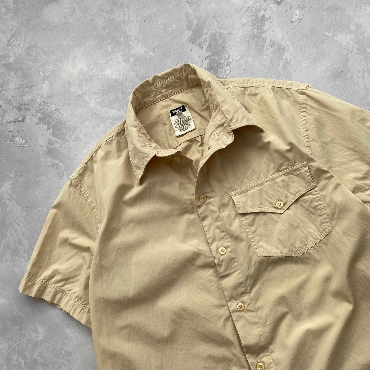 Versace Jeans Couture Beige Versace jeans couture shirt Size US XL / EU 56 / 4 - 2 Thumbnail