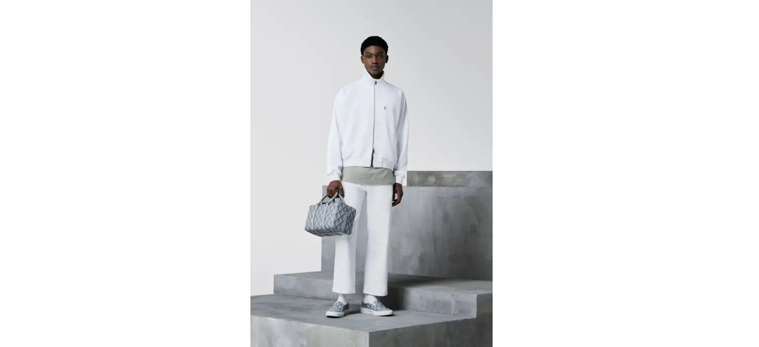 Dior o1w1db10824 CD Diamond Zipped Sweatshirt in White Size US XL / EU 56 / 4 - 4 Thumbnail