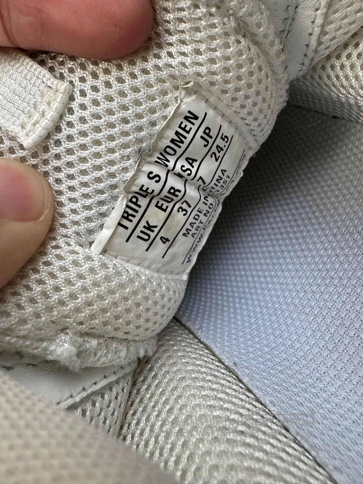 Balenciaga Balenciaga Triple S Clear Sole Chunky Sneakers| Size US 6.5 / IT 36.5 - 7 Thumbnail