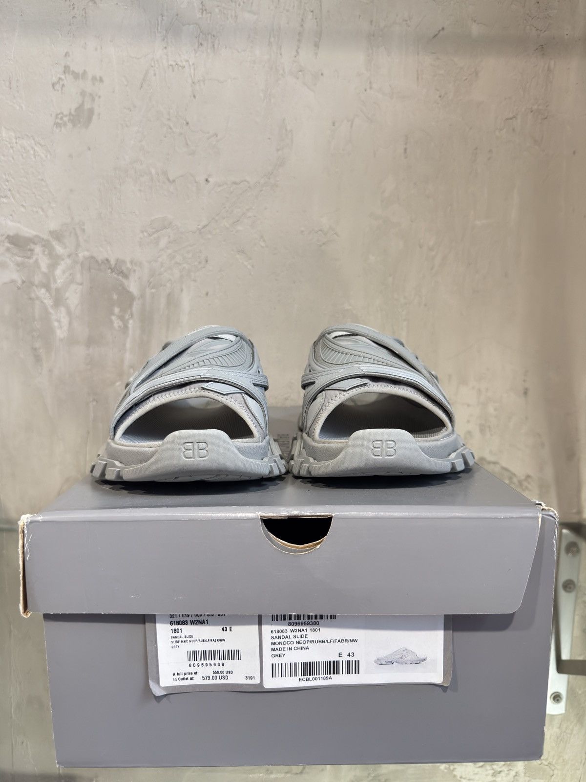 Balenciaga Track Slide Sandal Size US 10 / EU 43 - 3 Thumbnail