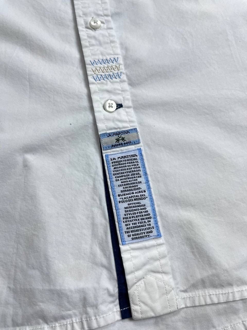 La Martina × Vintage Vintage La Martina Big Logo Polo Shirt Y2K M Size US L / EU 52-54 / 3 - 5 Thumbnail