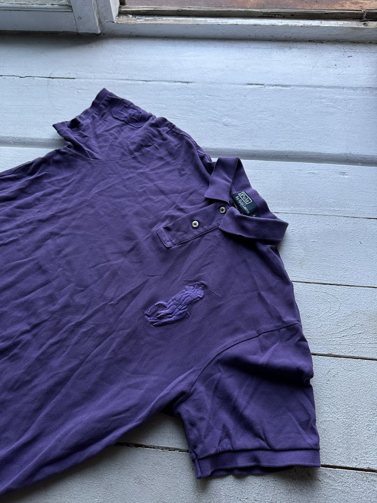Ralph Lauren ❗️Vintage POLO Shirt Polo Ralph Lauren #3 USA Chief Keef styl Size US L / EU 52-54 / 3 - 2 Thumbnail