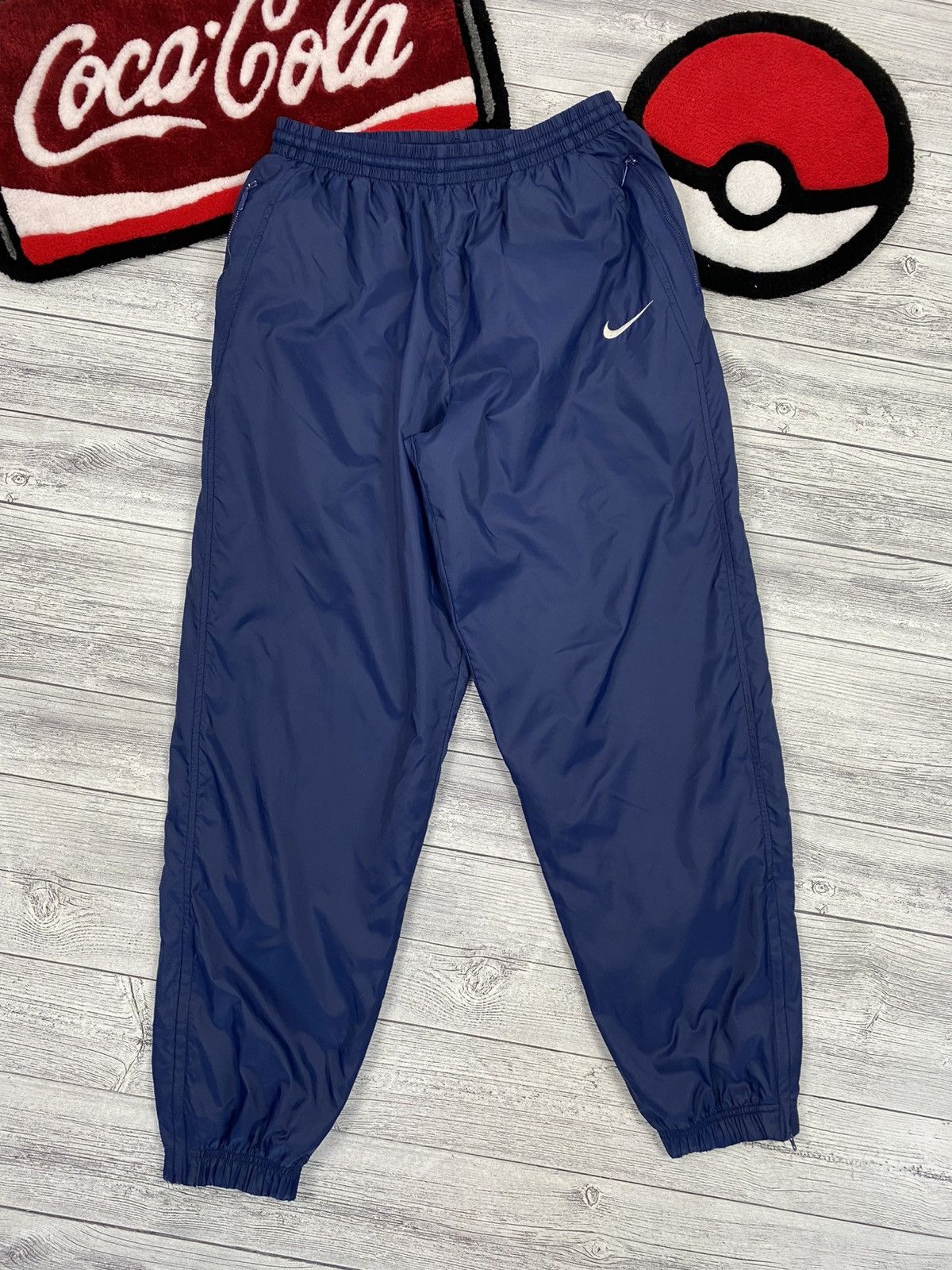 Nike Vintage 90s Nike Nylon Sweatpants Y2K Size L Size US 34 / EU 50 - 2 Thumbnail
