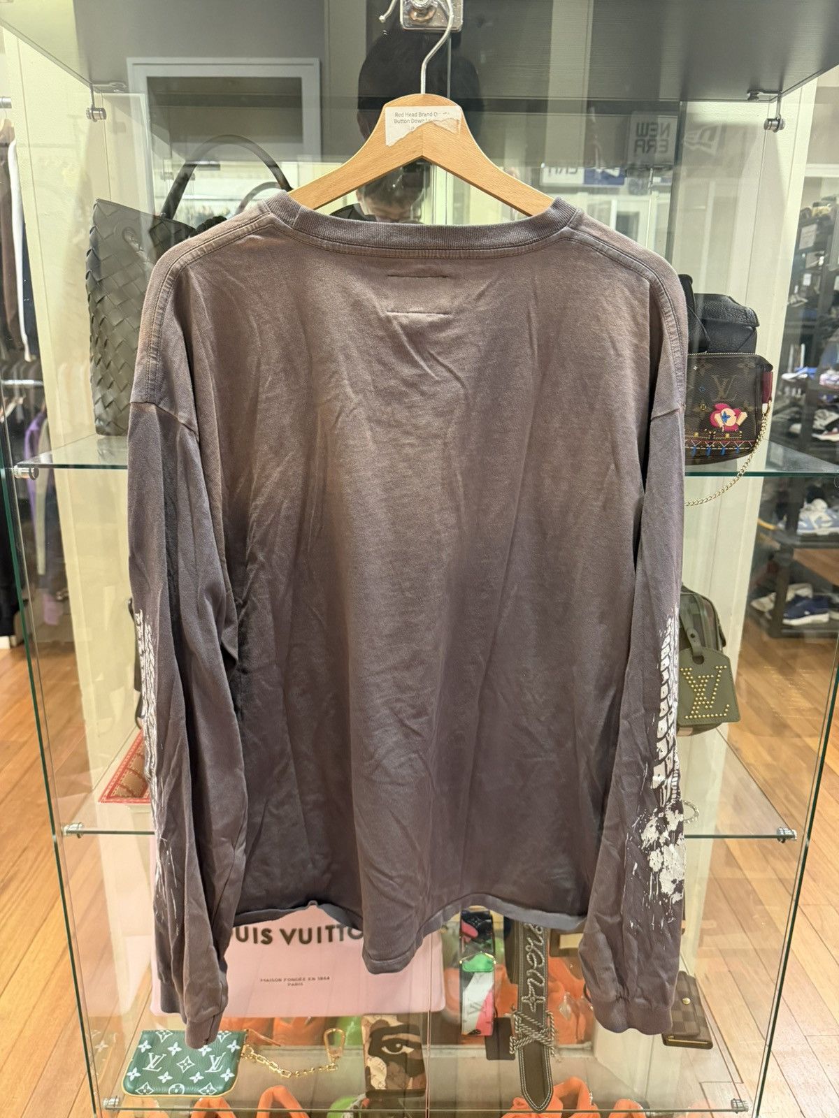 Rhude Rhude Dakar 91 LS Shirt - Vintage Grey Size US L / EU 52-54 / 3 - 2 Thumbnail