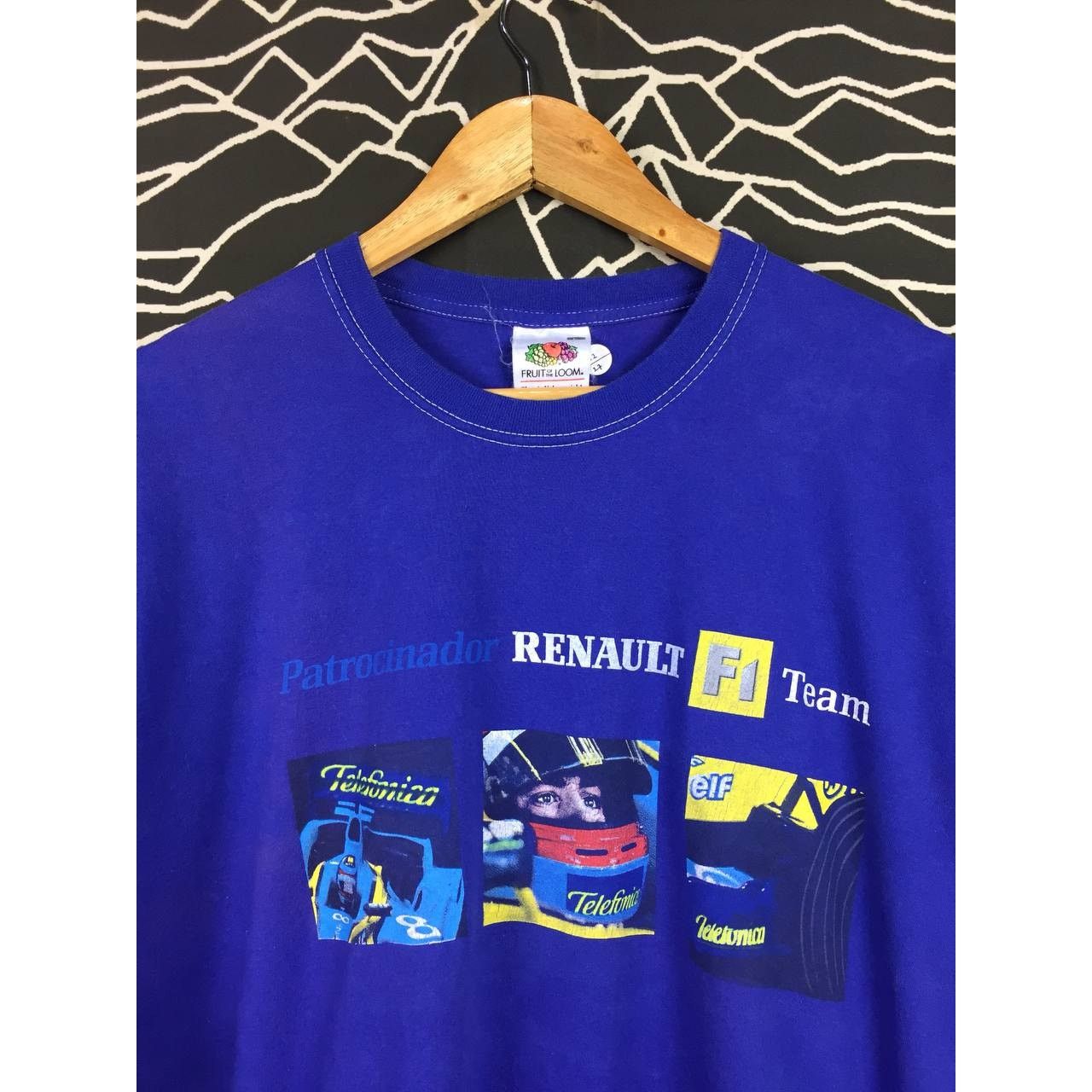 Formula 1 Vtg Patrocinador Renault Formula One Team Racing Tee Size US L / EU 52-54 / 3 - 3 Thumbnail