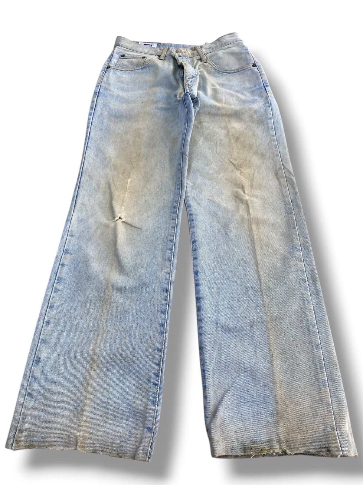 Edwin Vintage Edwin Dirty Mud Wash Style Ripped Jeans Size US 28 / EU 44 - 1 Thumbnail