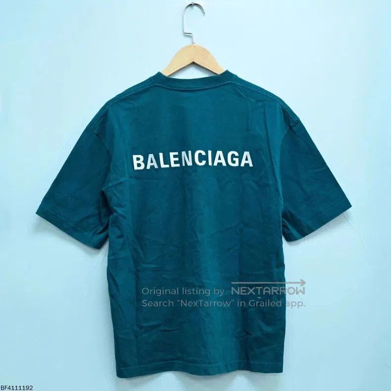 Balenciaga Balenciaga Solid Logo Embroidered T-Shirt XS. Size US XS / EU 42 / 0 - 2 Thumbnail