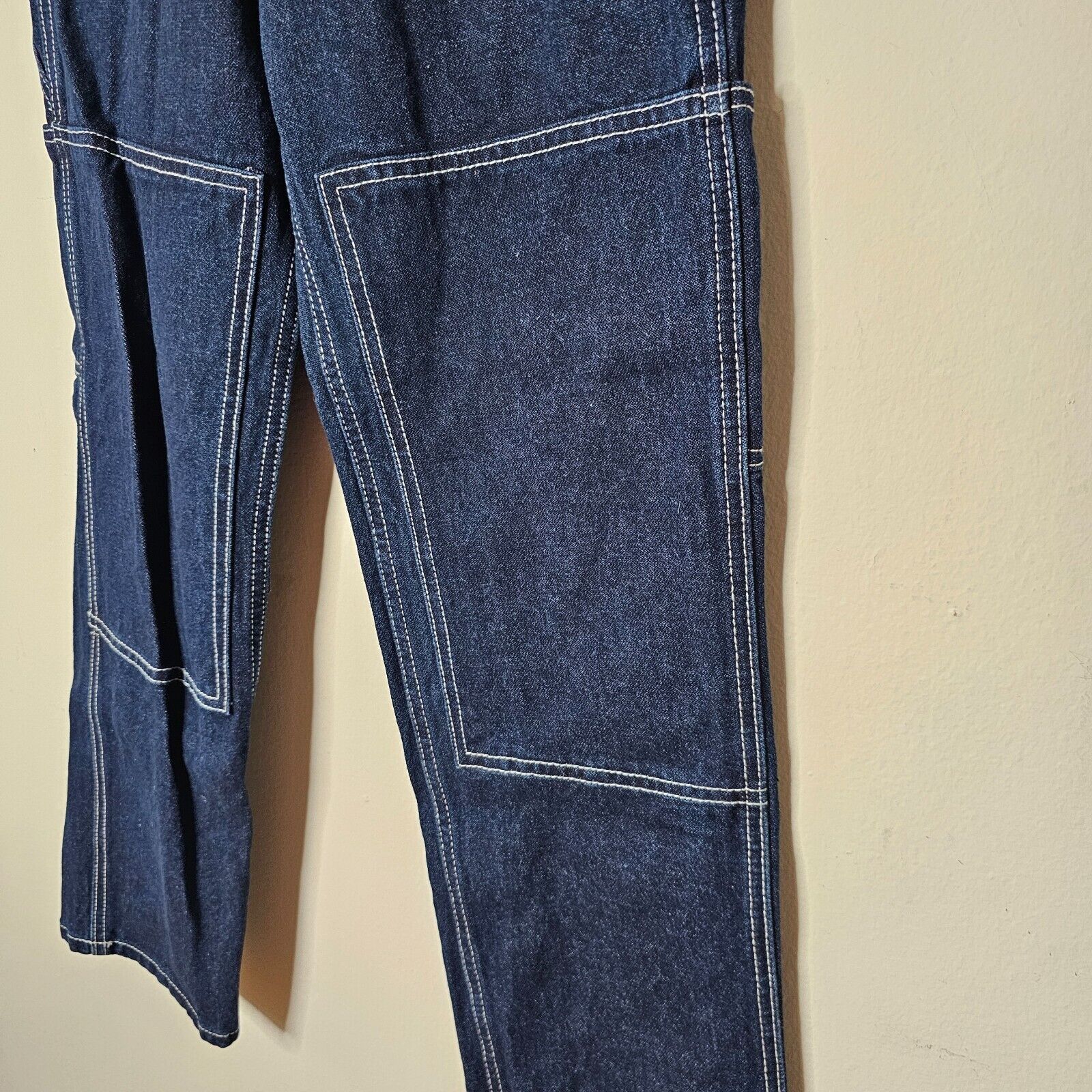Brandy Melville Brandy Melville Blue Ariana High Waist Loose Carpenter Jeans Size 27" / US 4 / IT 40 - 3 Thumbnail