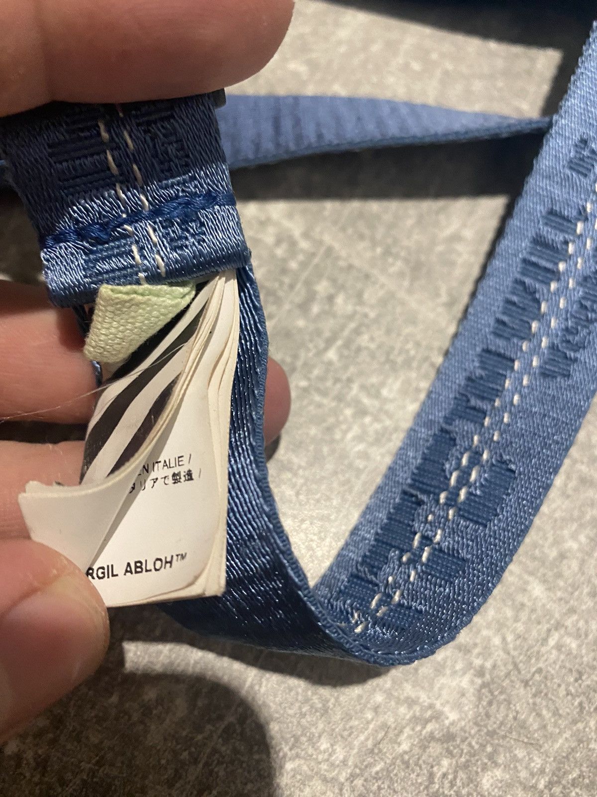 Off-White Off-White Industrial Belt Navy Size ONE SIZE - 6 Thumbnail