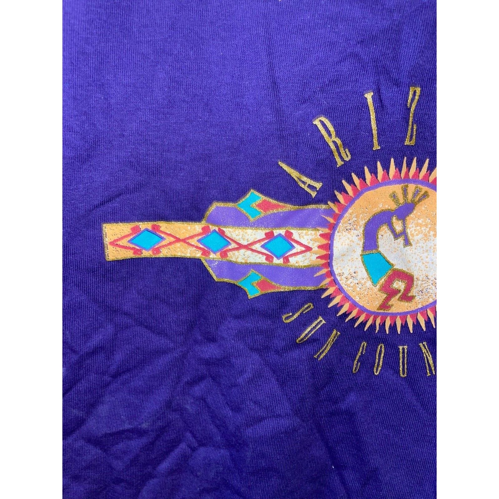Arizona Jean Co. Vintage Kokopelli Shirt Womens Arizona Sun Country Tee 90s L Size L / US 10 / IT 46 - 3 Thumbnail