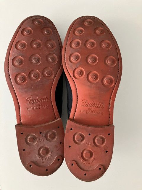 Beams Plus Beams Plus Cardiff Blue Suede Dress shoes, Size 9.5, England Size US 9.5 / EU 42-43 - 2 Thumbnail