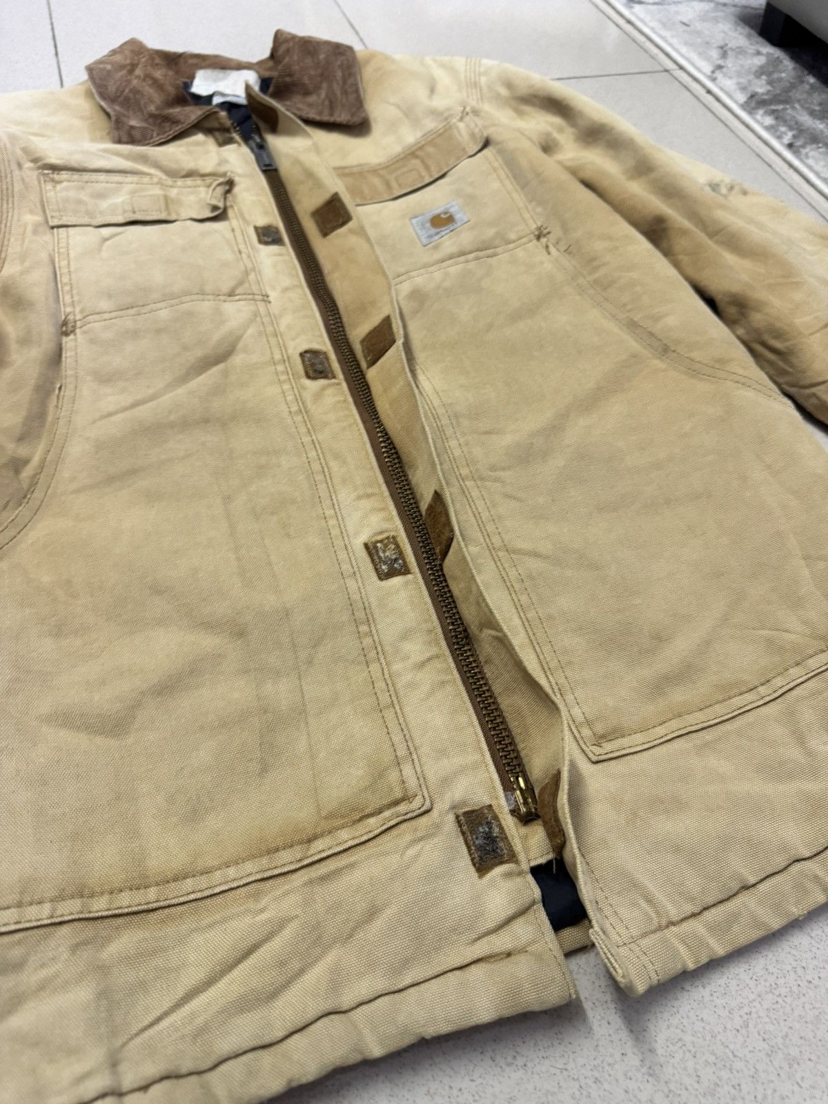 Carhartt VINTAGE 90s CARHARTT CHORE INSULATED ARCTIC JACKET Size US L / EU 52-54 / 3 - 6 Thumbnail